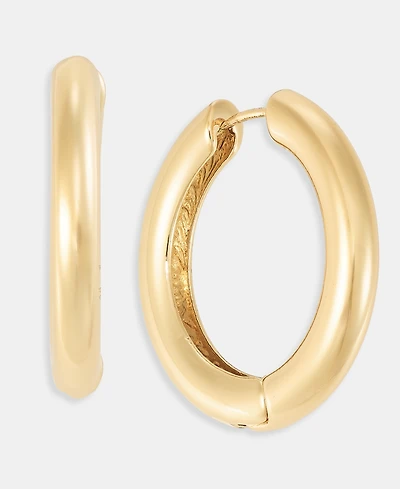 On 34th Medium Gold-Tone Hoop Earrings, Macy's Exclusive