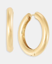On 34th Medium Gold-Tone Hoop Earrings, Macy's Exclusive