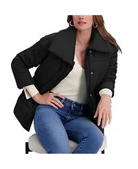 Kensie Cinched Waist Puffer