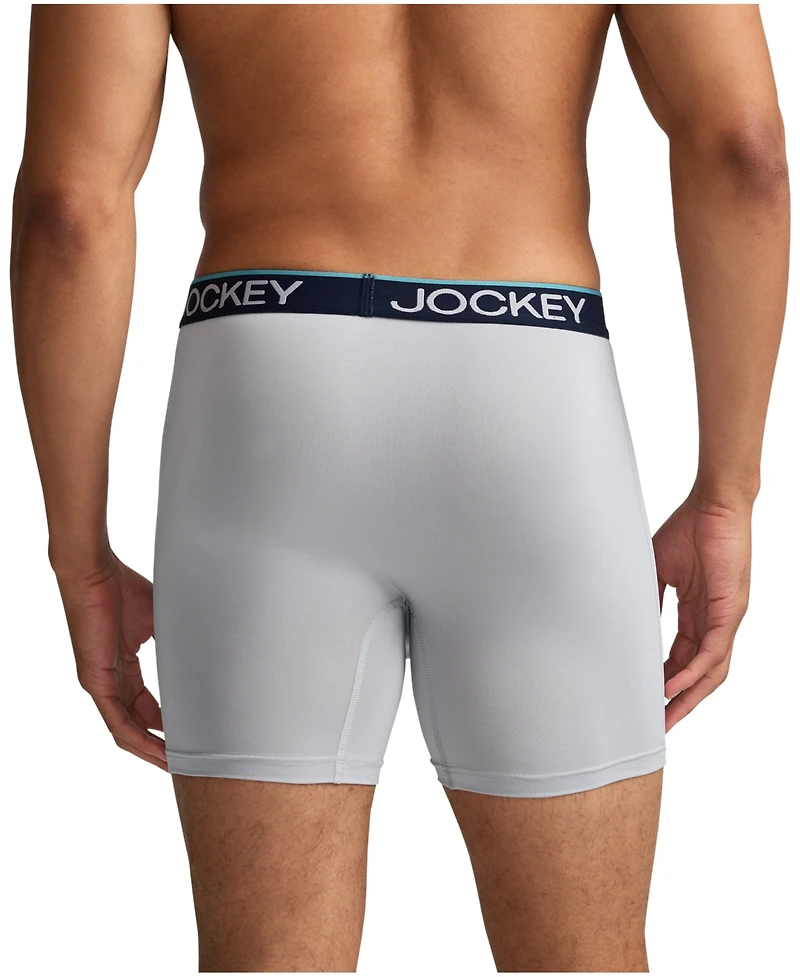 Jockey Men's 2-Pack Chafe-Proof Micro Boxer Briefs