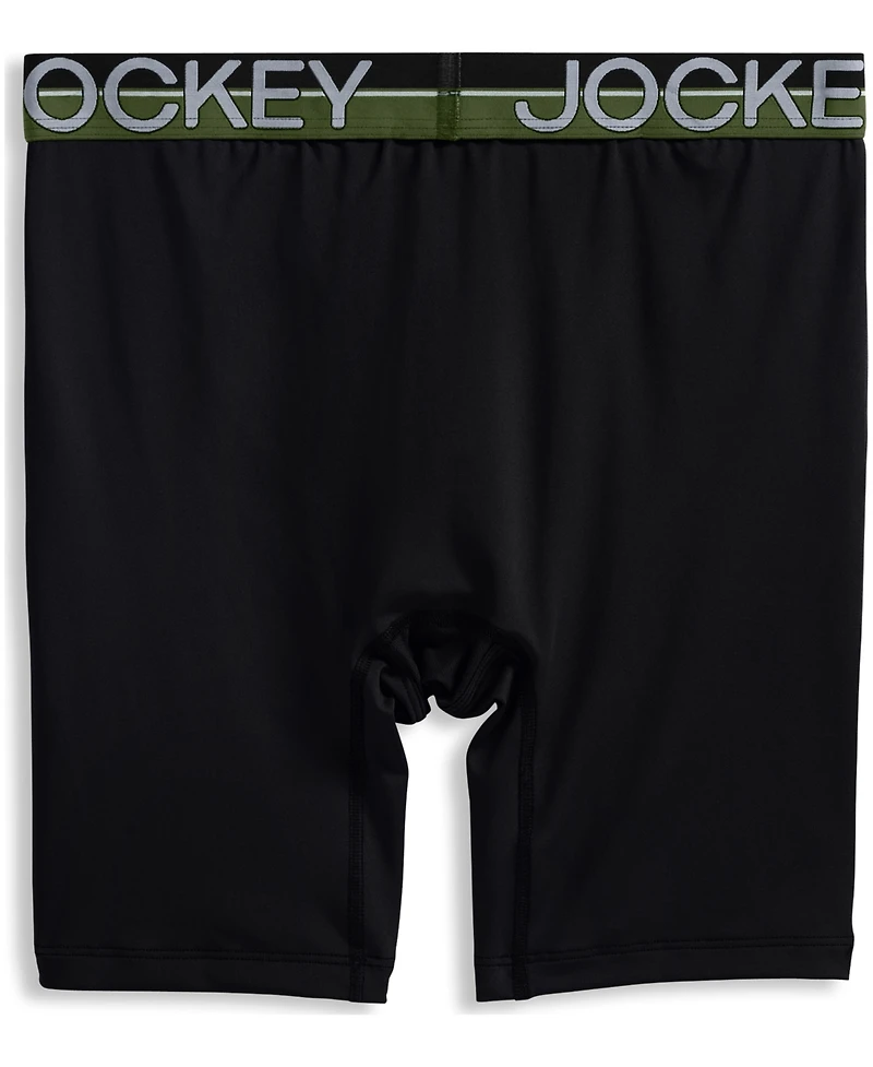 Jockey Men's 2-Pack Infinite Cool Long Leg Boxer Briefs