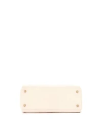 Pre-Owned Hermes Kelly 28 Handbag Light Clemence with Gold Hardware
