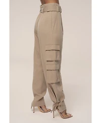 Jluxlabel Women's Boundless Belted Cargo Pants