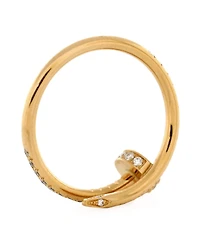Pre-Owned Cartier Juste un Clou Paved Ring