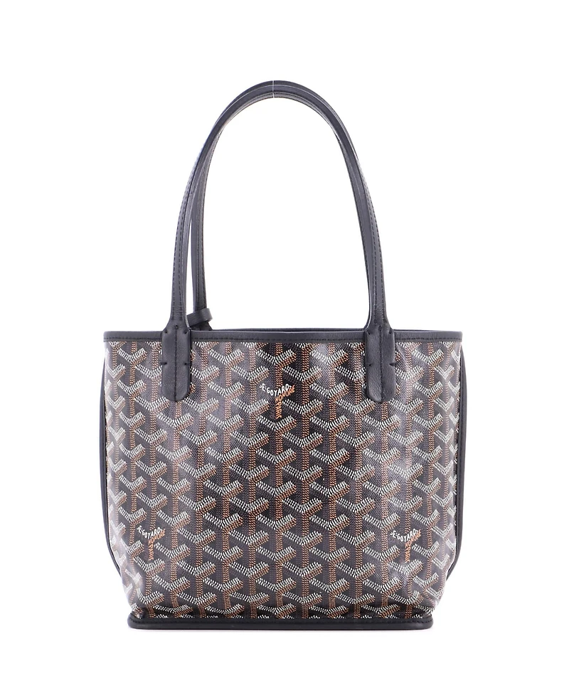 Pre-Owned Goyard Mini Anjou Reversible Tote Coated Canvas