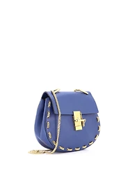 Pre-Owned Chloe Small Drew Crossbody Bag Chain Embellished Leather