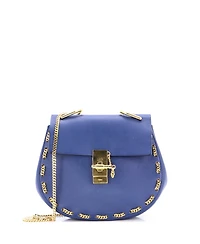 Pre-Owned Chloe Small Drew Crossbody Bag Chain Embellished Leather