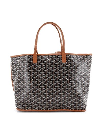 Pre-Owned Goyard Gm Anjou Reversible Tote Printed Coated Canvas