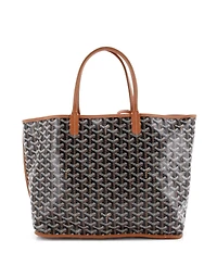 Pre-Owned Goyard Gm Anjou Reversible Tote Printed Coated Canvas