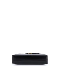 Pre-Owned Salvatore Ferragamo East West Trifolio Shoulder Bag Leather