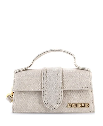 Pre-Owned Jacquemus Le Bambino Top Handle Flap Bag Canvas