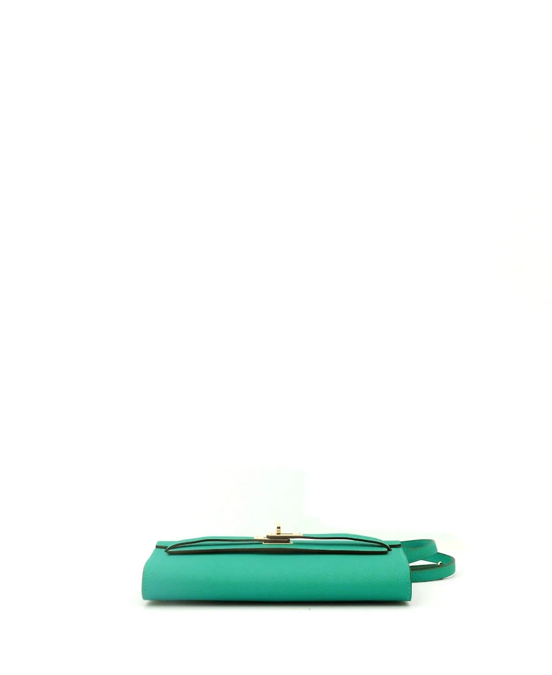 Pre-Owned Hermes Kelly To Go Wallet Verso Epsom