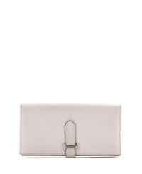 Pre-Owned Hermes Long Bearn Wallet Chevre Mysore