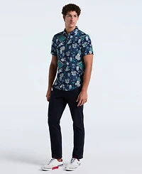 Original Penguin Men's Short Sleeve Button Down Shirt