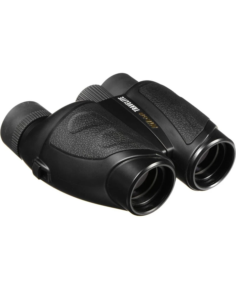 Nikon 8x25 Travelite Weather Resistant Porro Prism Binocular with 5.6 Degree Angle of View, Black