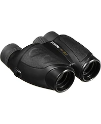 Nikon 8x25 Travelite Weather Resistant Porro Prism Binocular with 5.6 Degree Angle of View, Black