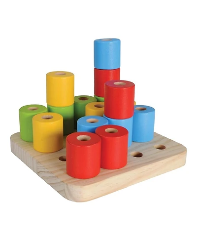 Bigjigs Toys Montessori Colorful Peg Board