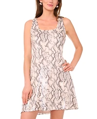 Vince Camuto Women's Scoop Neck Short Dress