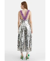 Nocturne Women's Sequined Long Dress