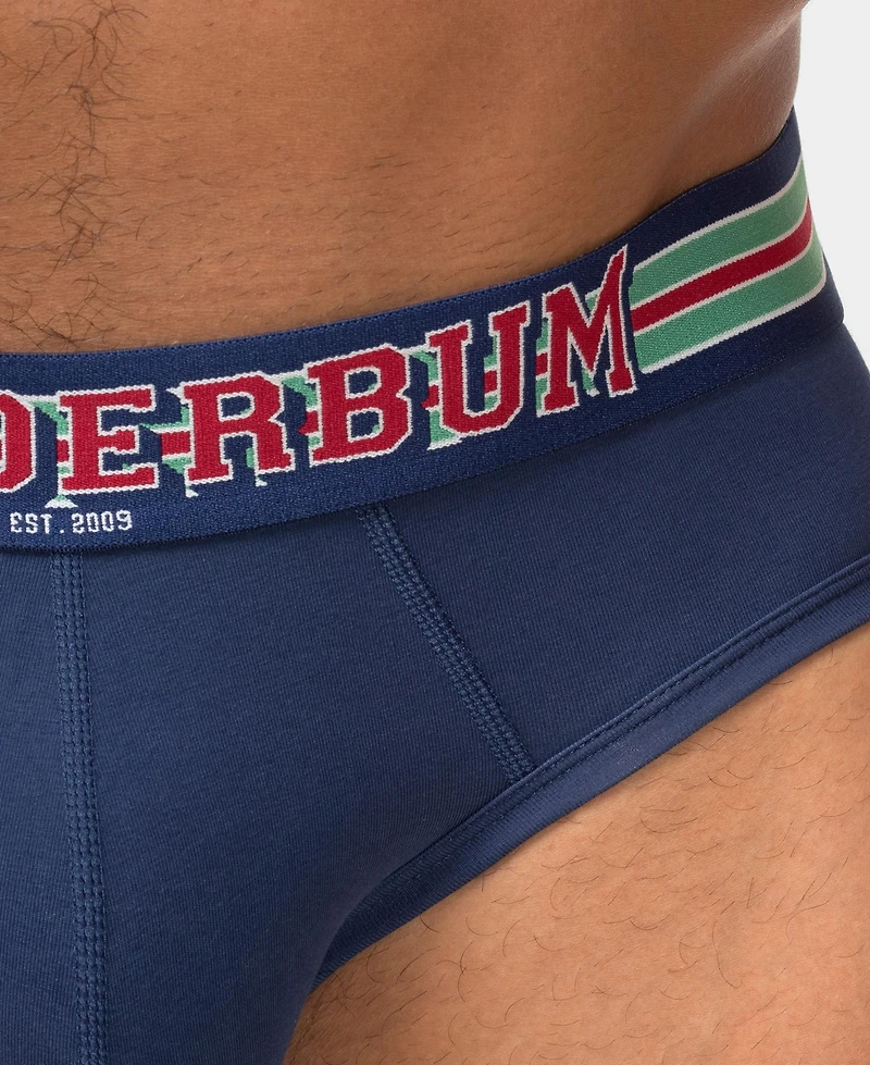 Rounderbum Men's Varsity Package Brief 5-Pack