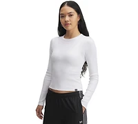 Under Armour Women's Rival Rib Long Sleeve Top