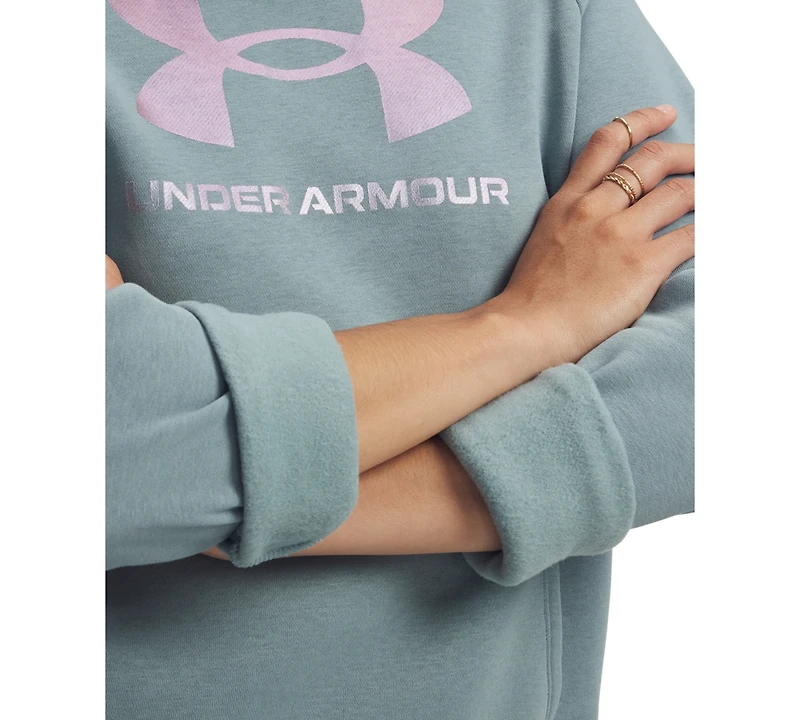 Under Armour Women's Rival Fleece Shimmer Hoodie