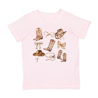 Sweet Wink Toddler Girls Cowgirl Cutie Short Sleeve T-Shirt