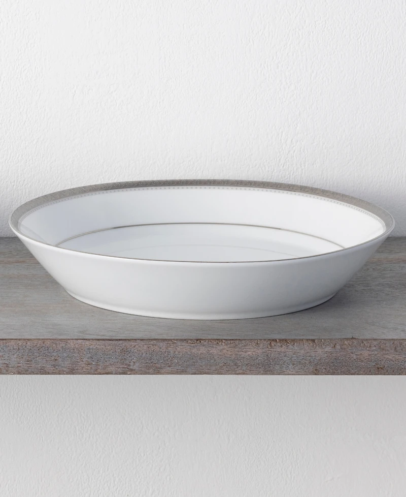 Noritake Charlotta Platinum 4-Pc. Coupe Dinner Bowl Set, Service for 4