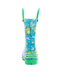 London Fog Toddler Boys 5T-10T Sven T Printed Rain Boots