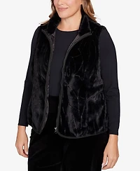 Hearts Of Palm Plus Solid Polyester Vest