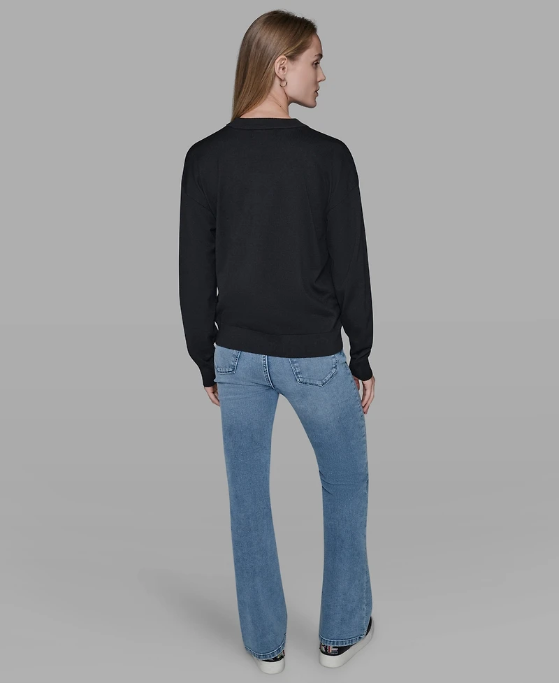 Karl Lagerfeld Paris Women's Embellished Sweater