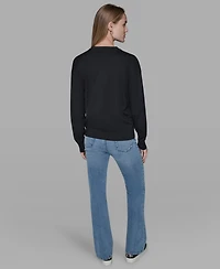 Karl Lagerfeld Paris Women's Embellished Sweater