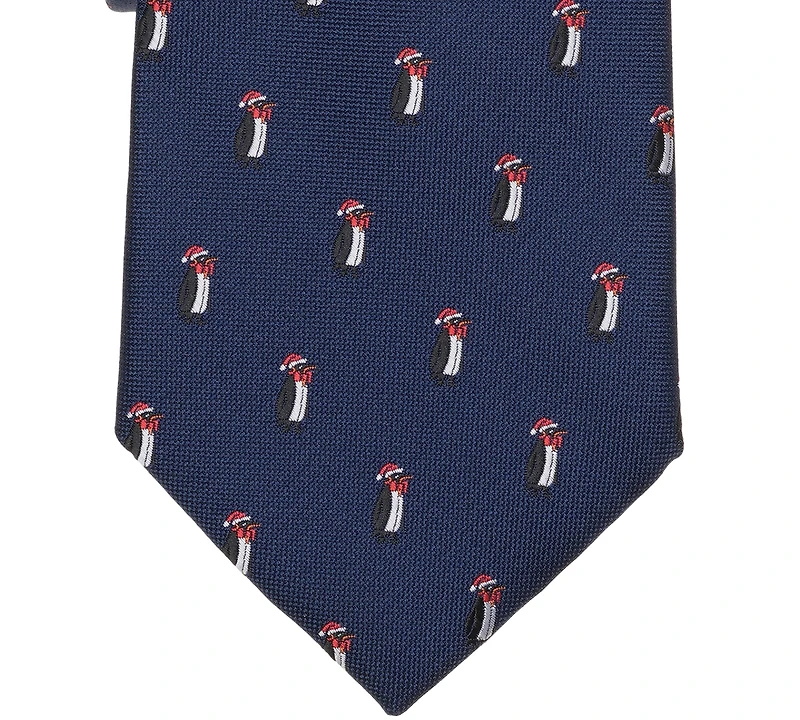 Club Room Men's Holiday Penguin Tie, Macy's Exclusive
