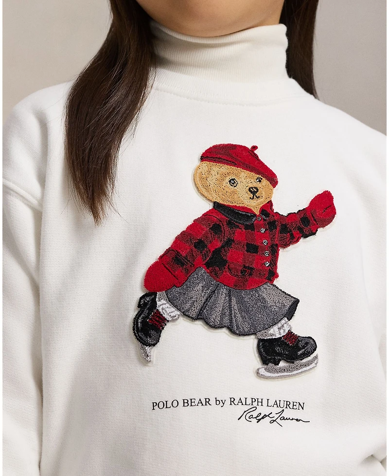 Polo Ralph Lauren Girls 2T-6X Long Sleeves Boxy Sweatshirt