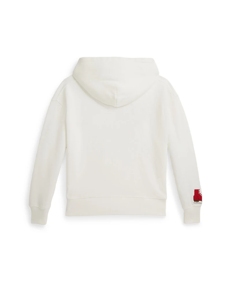 Polo Ralph Lauren Girls 7-16 Logo Embroidered Long Sleeve Hoodie