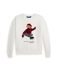 Polo Ralph Lauren Girls 7-16 Bear Boxy Sweatshirt