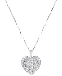 Macy's Diamond Pendant Necklace (1 ct. t.w.) in 14K White Gold