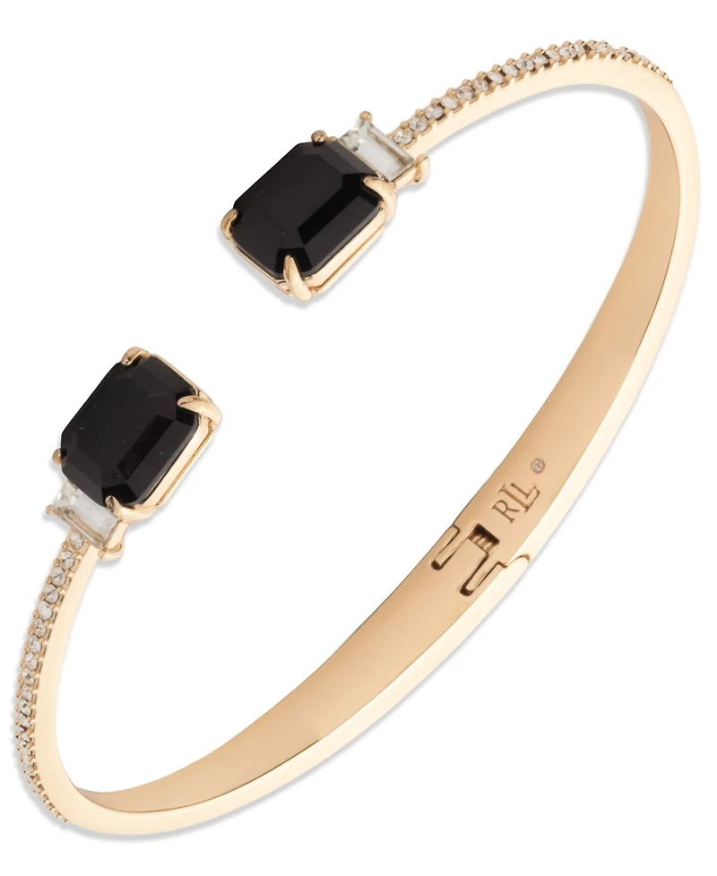 Lauren Ralph Crystal Stone Cuff Bracelet