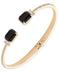 Lauren Ralph Crystal Stone Cuff Bracelet