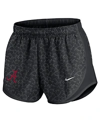 Nike Women'sBlack Alabama Crimson Tide Tempo Pattern Dri-fit Shorts