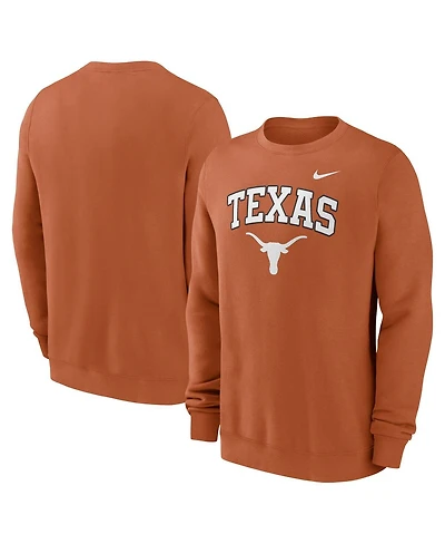 Nike Men's Texas Orange Longhorns Arch Pullover Sweatshirt