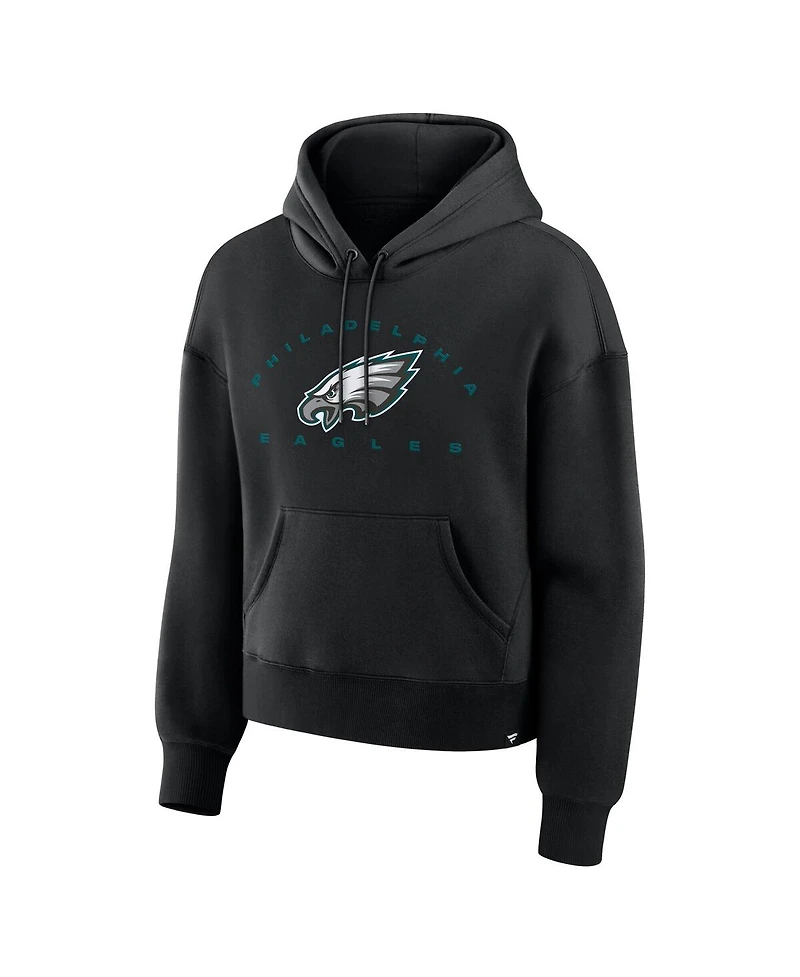 Fanatics Women's Black Philadelphia Eagles Eligible Receiver Legacy Pullover Hoodie