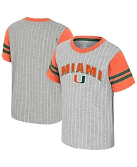 Colosseum ToddlerHeather Gray Miami Hurricanes Airball T-Shirt