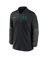Nike Men's Black Oregon Ducks One Goal Performance Half-Zip Pullover Hoodie