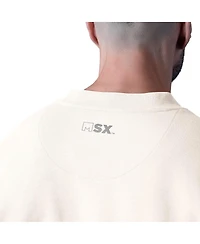 Msx by Michael Strahan Men's White Cincinnati Bengals Whiteout Tri-Blend Sweatshirt