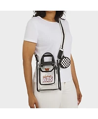 Wear by Erin Andrews Washington Commanders Clear Stadium Coin Pouch with Crossbody Purse