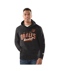 Starter Men's  Black Baltimore Orioles Classic Pullover Hoodie