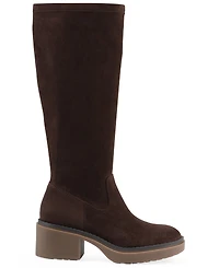 White Mountain Women's Marcella Tall Shaft Block Heel Boots