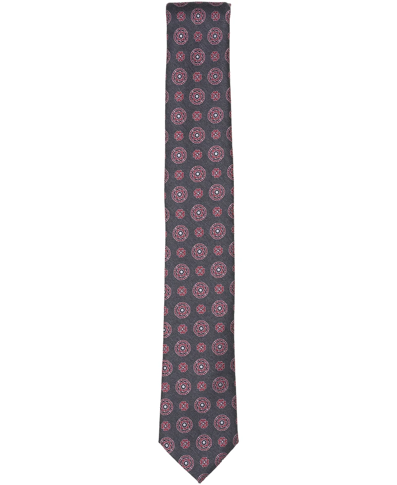 Bar Iii Men's Crimson Neat Printed Tie, Macy's Exclusive