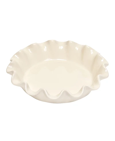 Emile Henry Ceramic 10.4" Ruffled Pie Dish